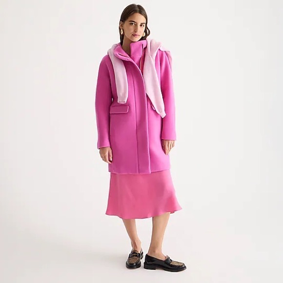 J. Crew Jackets & Blazers - 🎉HP🎉 J. Crew new cocoon coat in Italian stadium-cloth